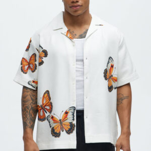Butterfly Linen Shirt