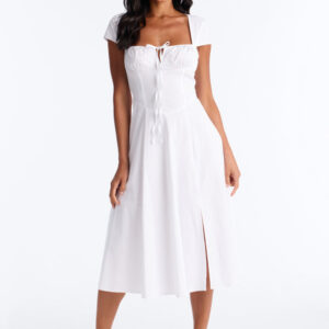 Cap Sleeve Midi Dress