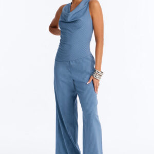Pinstripe Pant Set